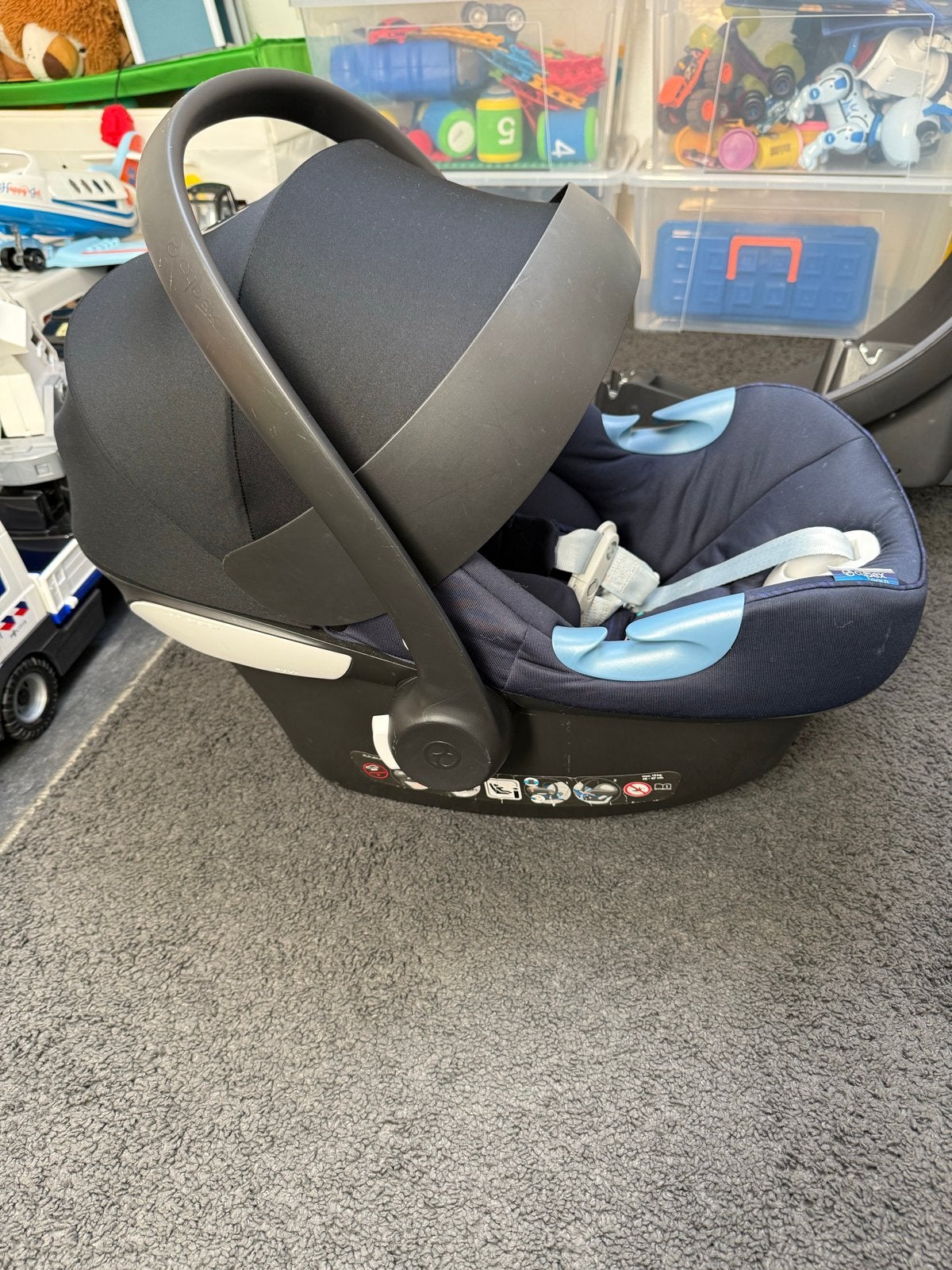 Cybex i-Size autostoel met Isofix base, Overige merken, Afneembare rugleuning, Ophalen of Verzenden, Zo goed als nieuw