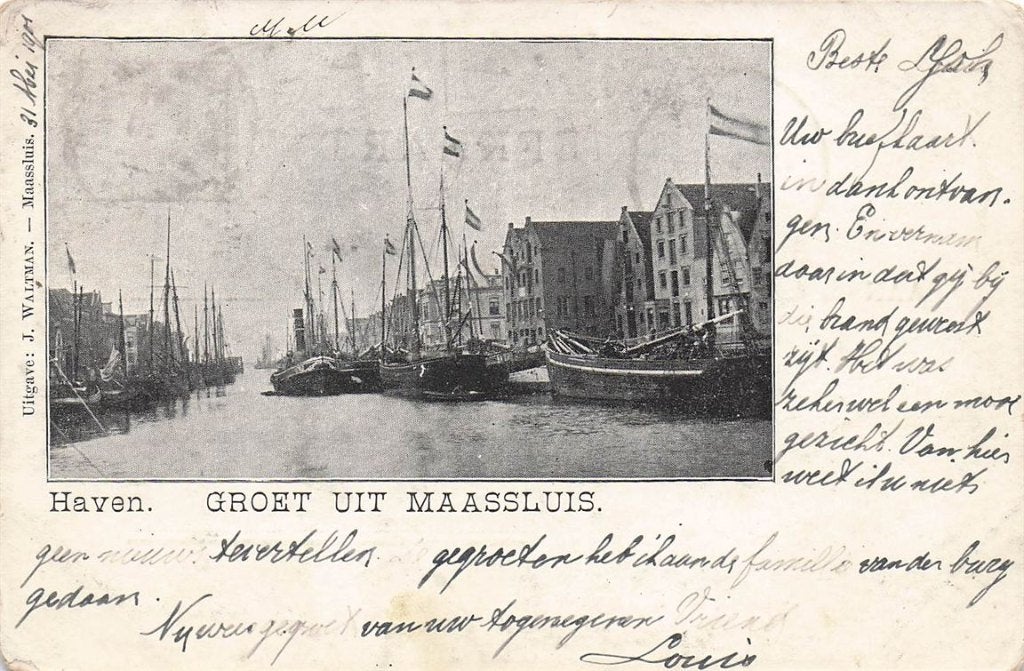 702-395-009 Haven Groet Uit Maassluis, Verzenden, Voor 1920, Zuid-Holland