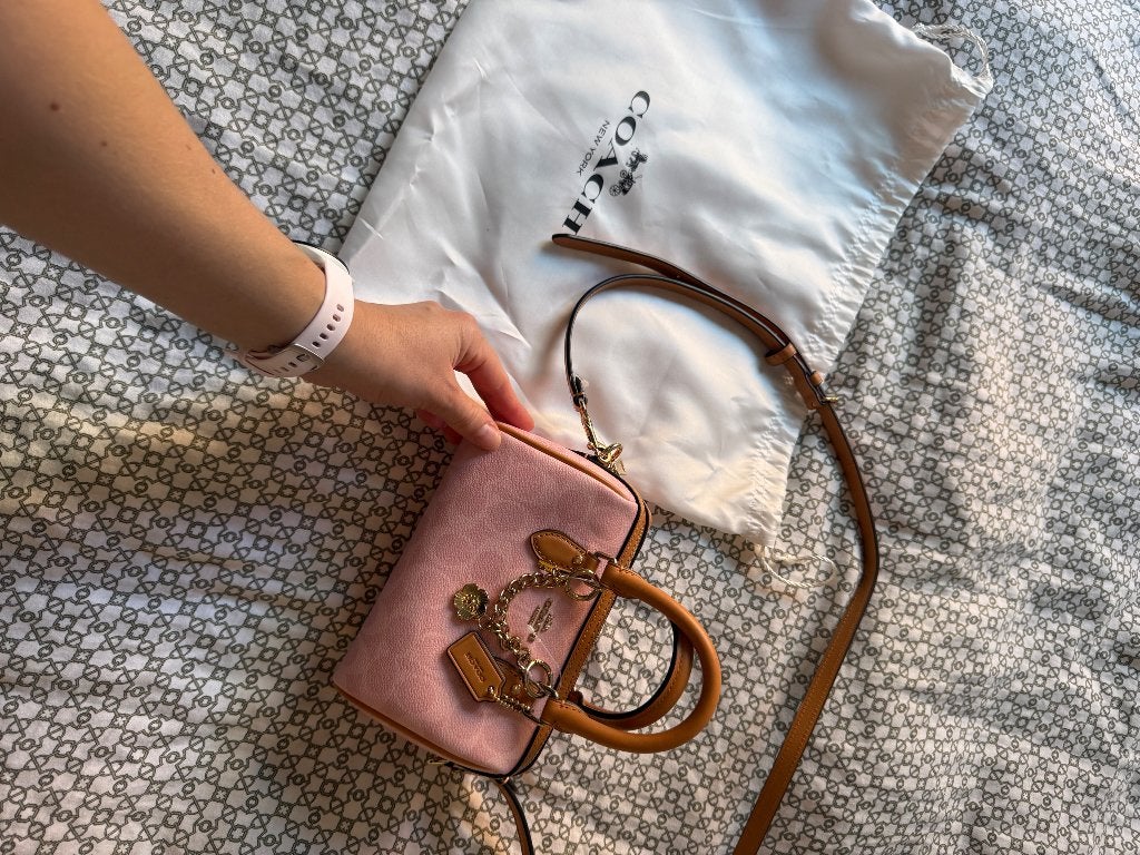 Coach mini Rowan, Ophalen, Nieuw, Roze, Handtas