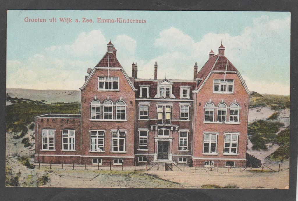 wijk aan zee emma kinderhuis, Verzenden, 1920 tot 1940, Gelopen, Noord-Holland