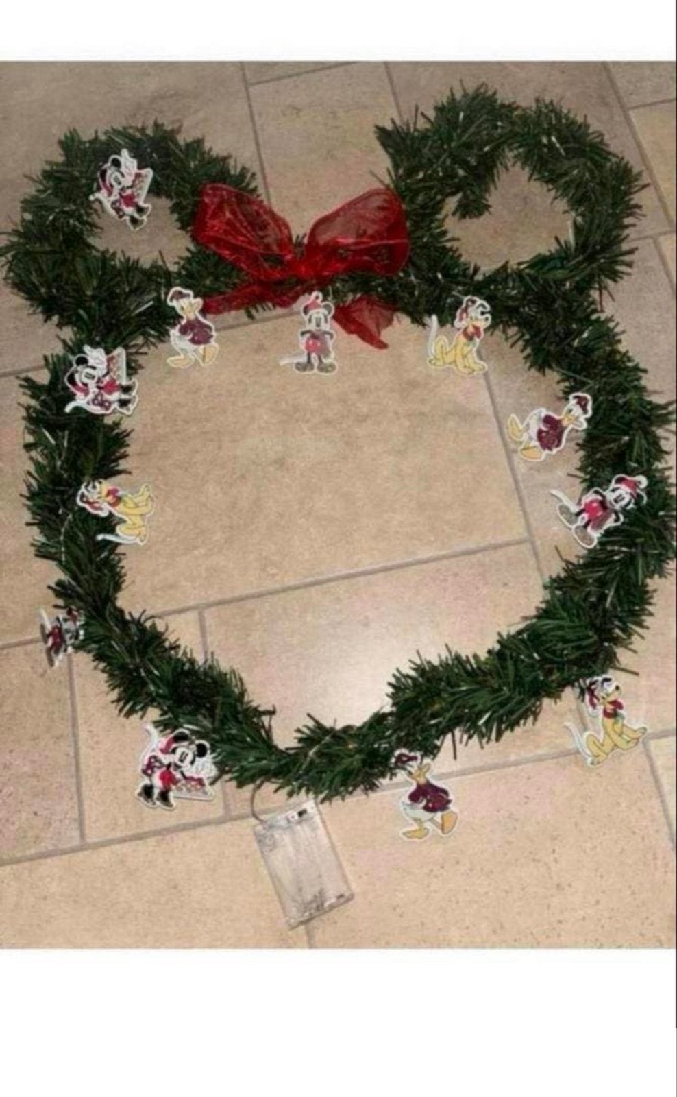 kerst krans mickey, Diversen, Kerst, Ophalen of Verzenden