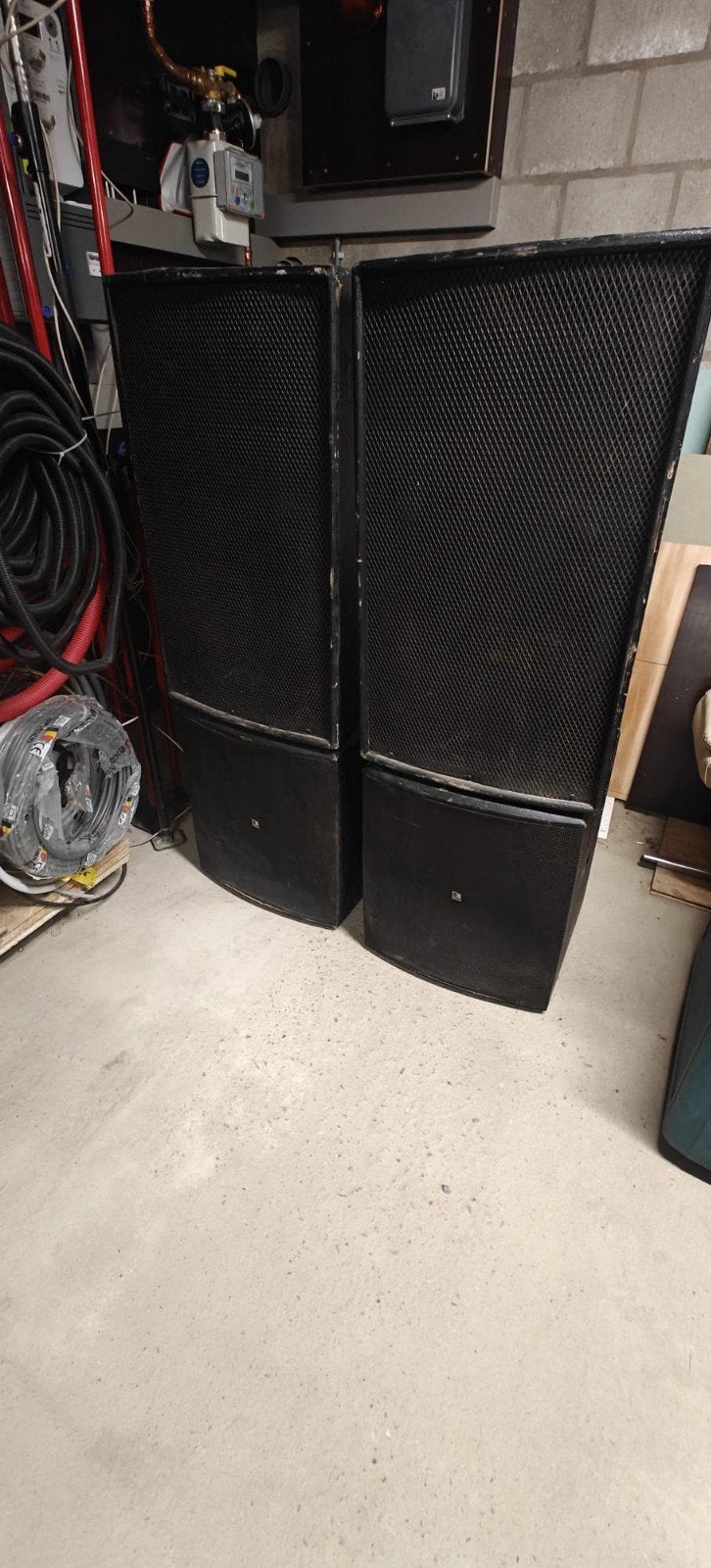 DAP Audio X-15 Speakerset met Subwoofers en Versterkers, Gebruikt, Speakerset, Geschikt voor surround/home cinema, Ophalen