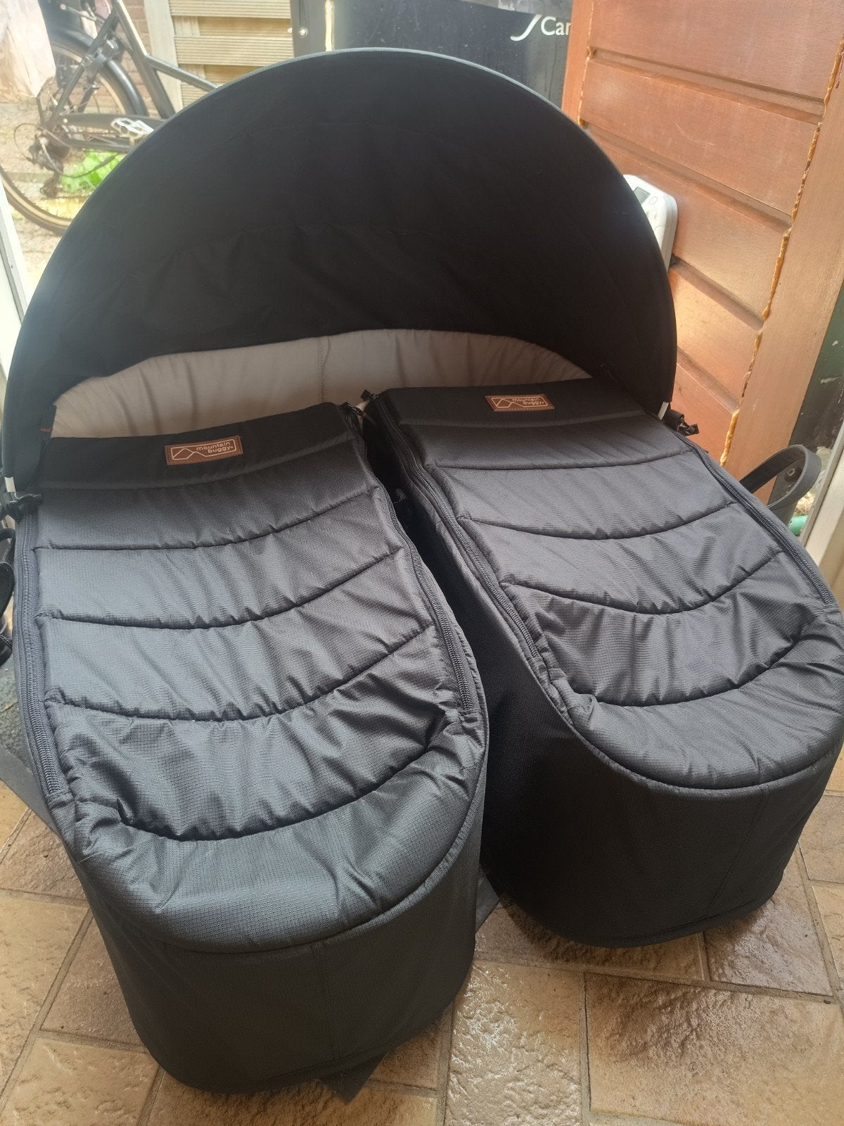Mountain buggy twin cocoon, Ophalen of Verzenden, Zo goed als nieuw, Kinderwagen of Buggy