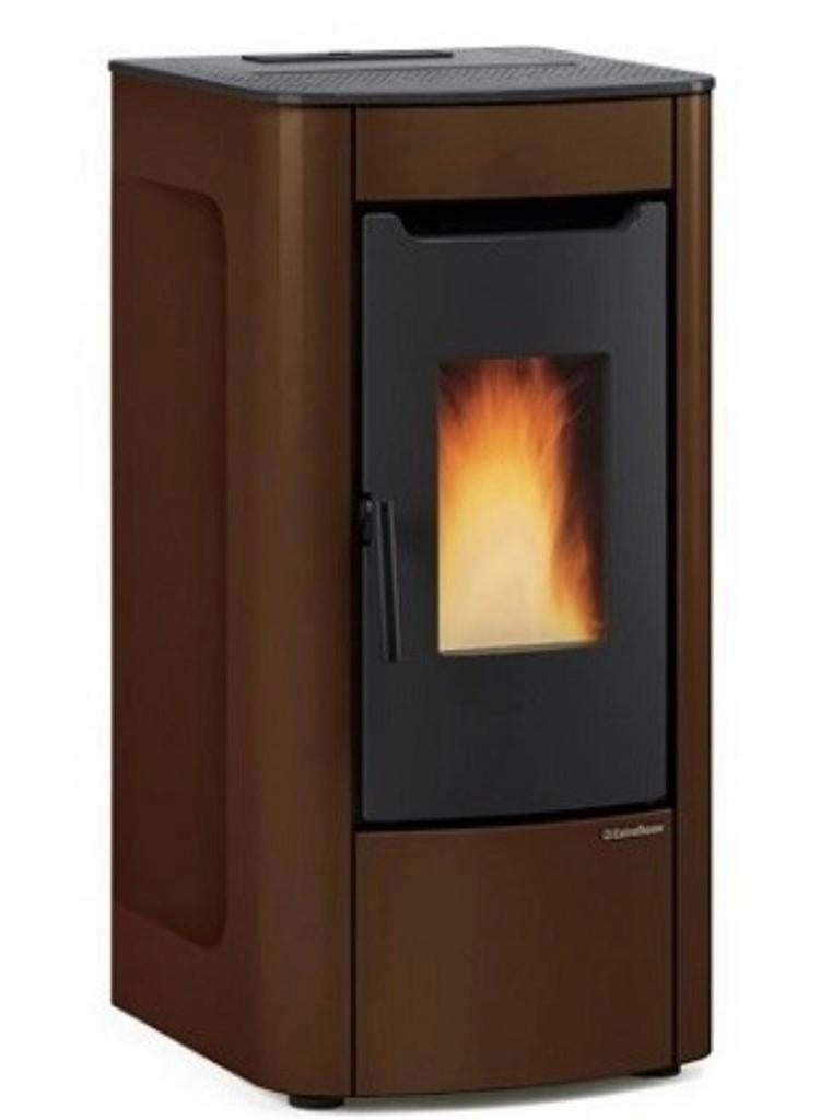 Pelletkachel 7kw brons, Ophalen, Gebruikt, Overige brandstoffen, Pelletkachel