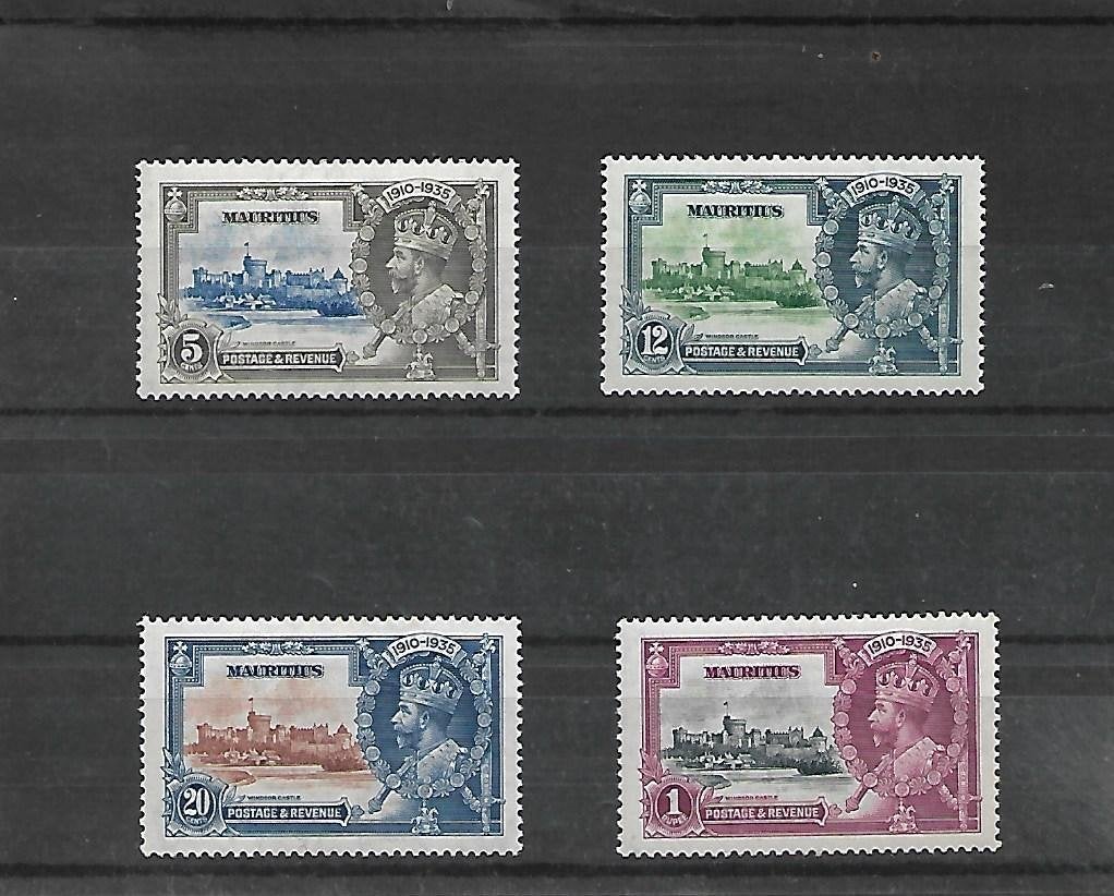 Mauritius  Michel nr. 196-99 ongestempeld, Ophalen, Postfris, Koningshuis