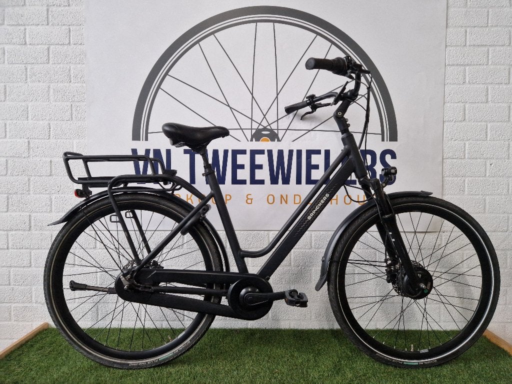 Brinckers Boston E-bike Dames 28" 54cm N7, 53 tot 56 cm, Versnellingen, Zo goed als nieuw, Schijfrem