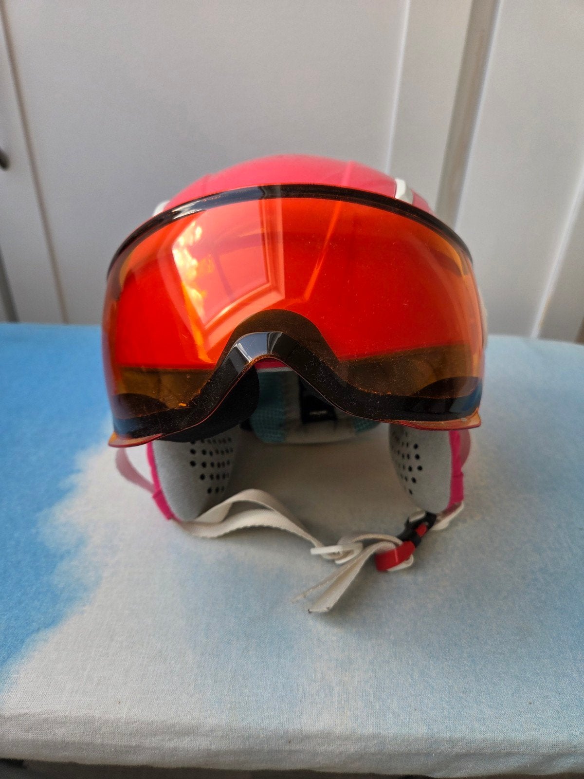 Head skihelm met vizier - Roze maat xxs, Ophalen, Gebruikt