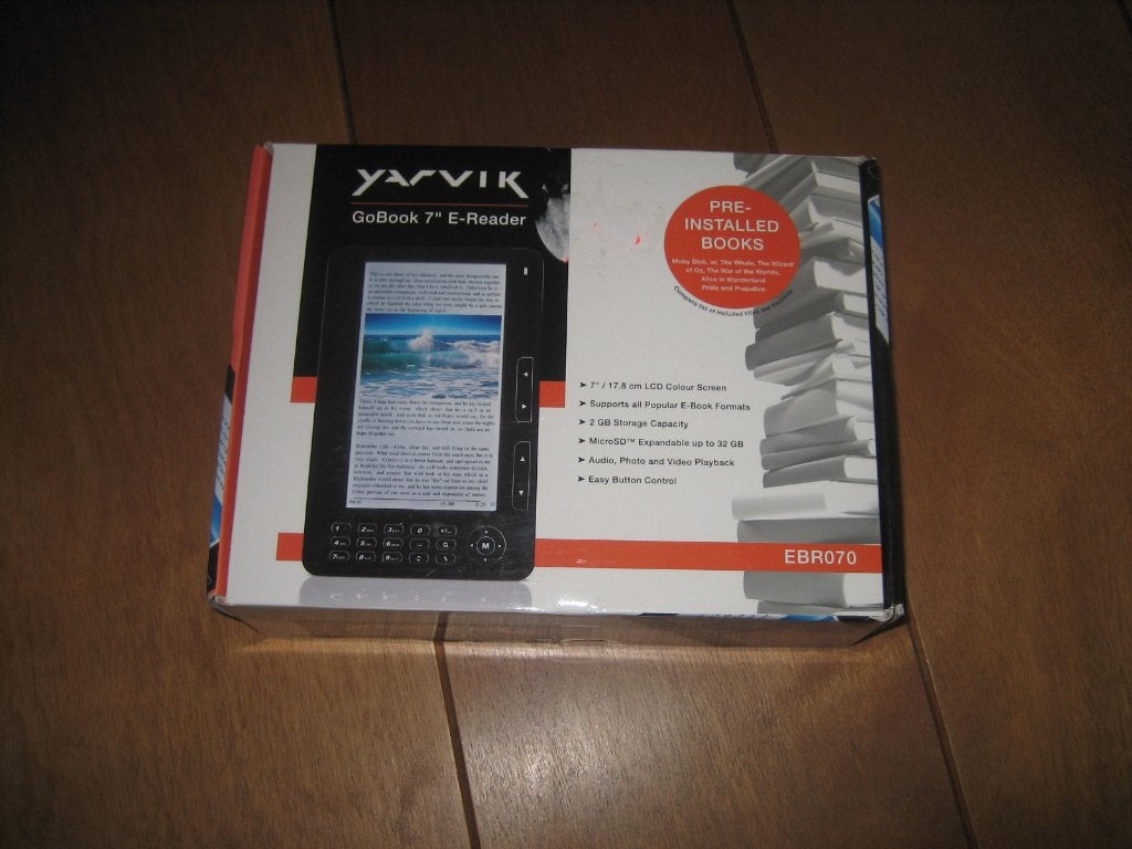 E Book, Yarvik Go Book, Computers en Software, E-readers, Touchscreen, Ophalen of Verzenden, Zo goed als nieuw, 4 GB of minder