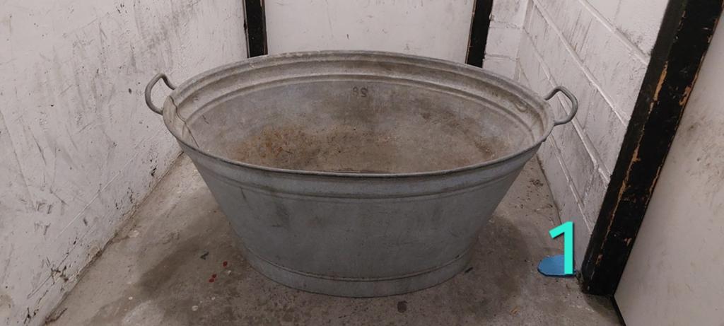 Diverse zinken teilen /emmers/potten, Ophalen, Rond, Metaal, Minder dan 40 cm
