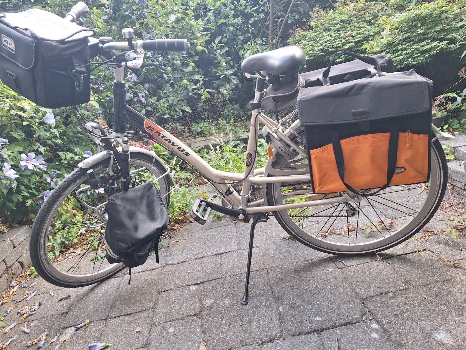 Batavus toerfiets met fietstassen, Ophalen, Gebruikt, Minder dan 10 versnellingen, Batavus