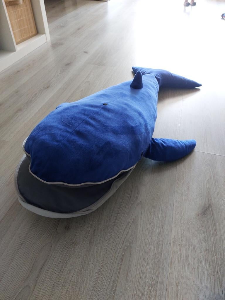 IKEA Walvis knuffel - Blauw, Kinderen en Baby's, Ophalen, Gebruikt, IKEA, Overige typen