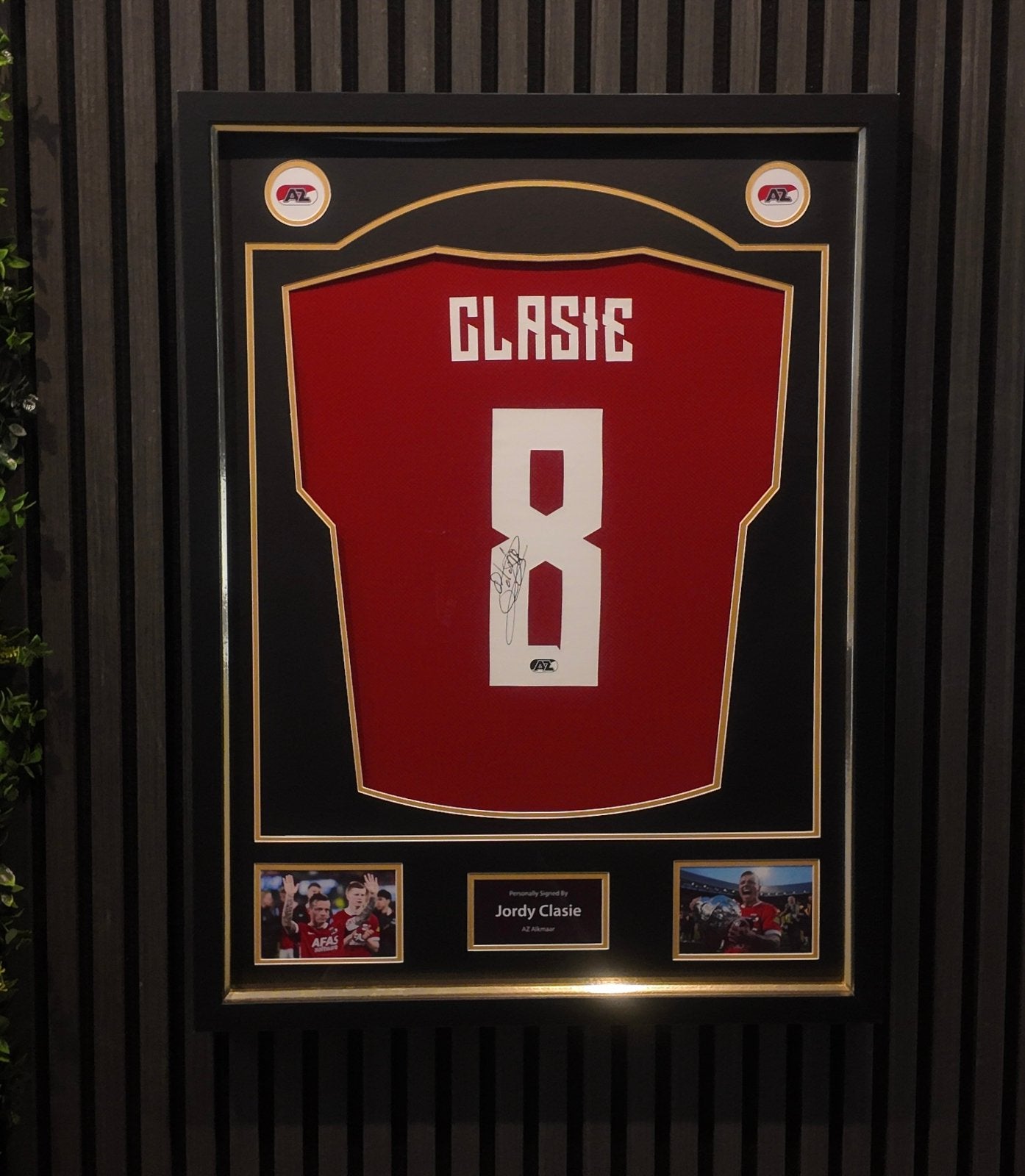 Jordy Clasie gesigneerd shirt AZ bekerwinnaar videobewijs, Verzenden, Nieuw, AZ, Shirt