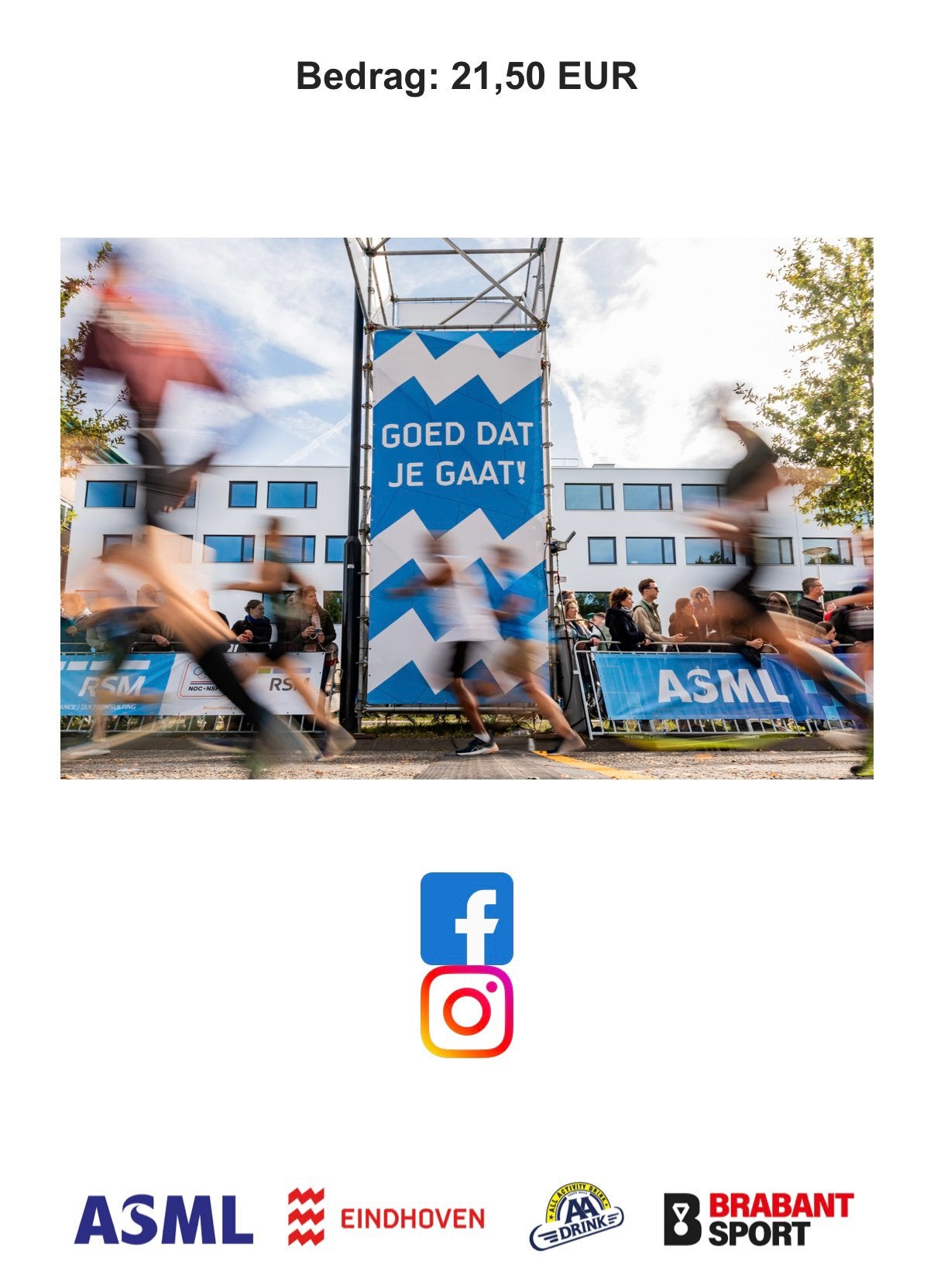 Marathon Eindhoven 5 km 10 oktober, Eén persoon, Oktober