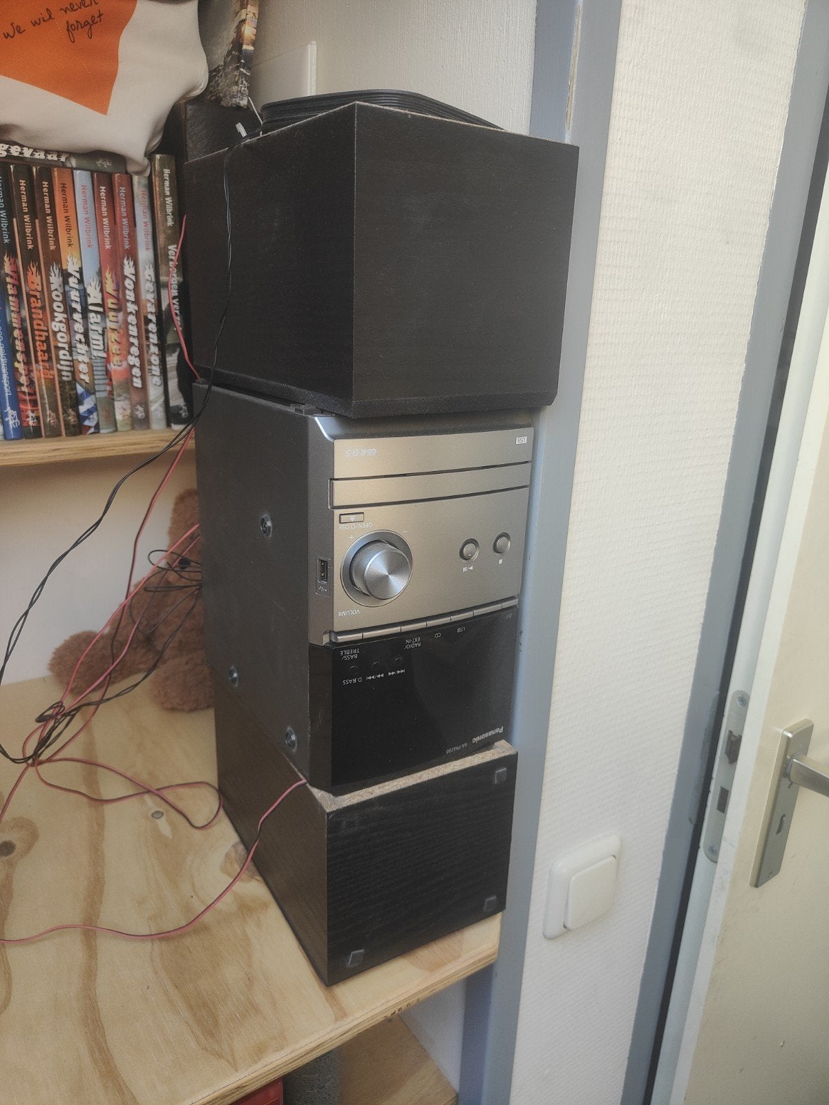 Radio met 2 boxen, Ophalen, Overige merken