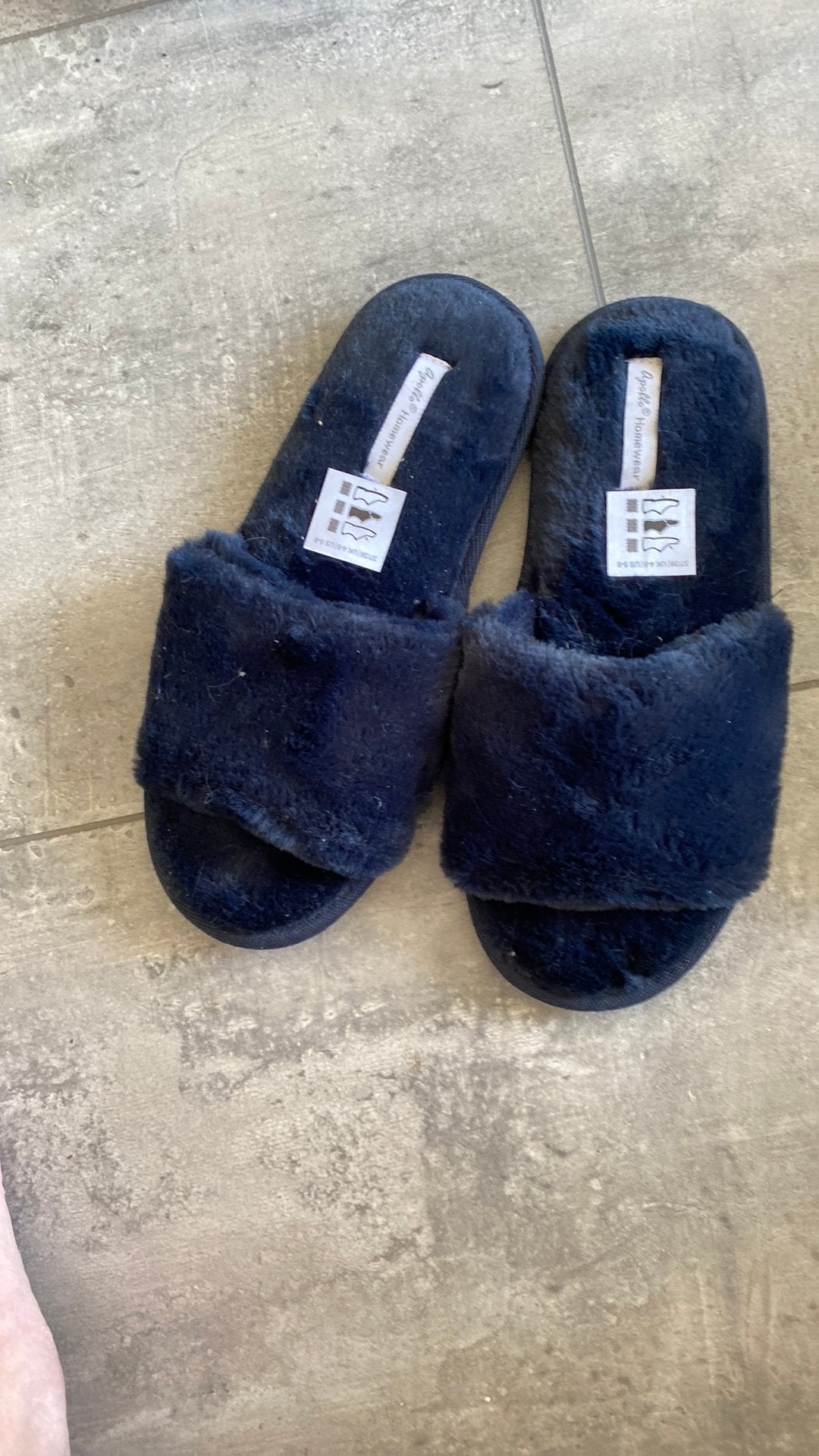 Pantoffels, Ophalen of Verzenden, Zo goed als nieuw, Blauw, Pantoffels of Sloffen