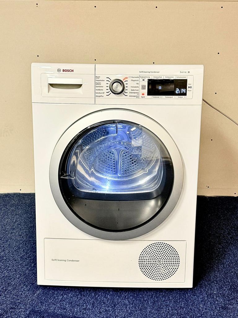 Bosch Serie 8 | A+++ | Selfcleaning Condensor | 8 kg, Energieklasse A of zuiniger, Minder dan 85 cm, Overige typen, 8 tot 10 kg