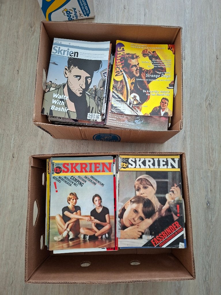 Filmtijdschrift Skrien, Boeken, Ophalen, Gelezen, Muziek, Film of Tv