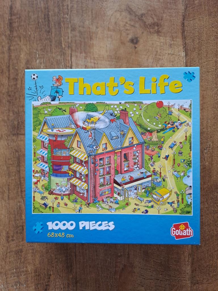 That's Life puzzel, 1000 stuks., Ophalen of Verzenden, 500 t/m 1500 stukjes, Zo goed als nieuw, Legpuzzel