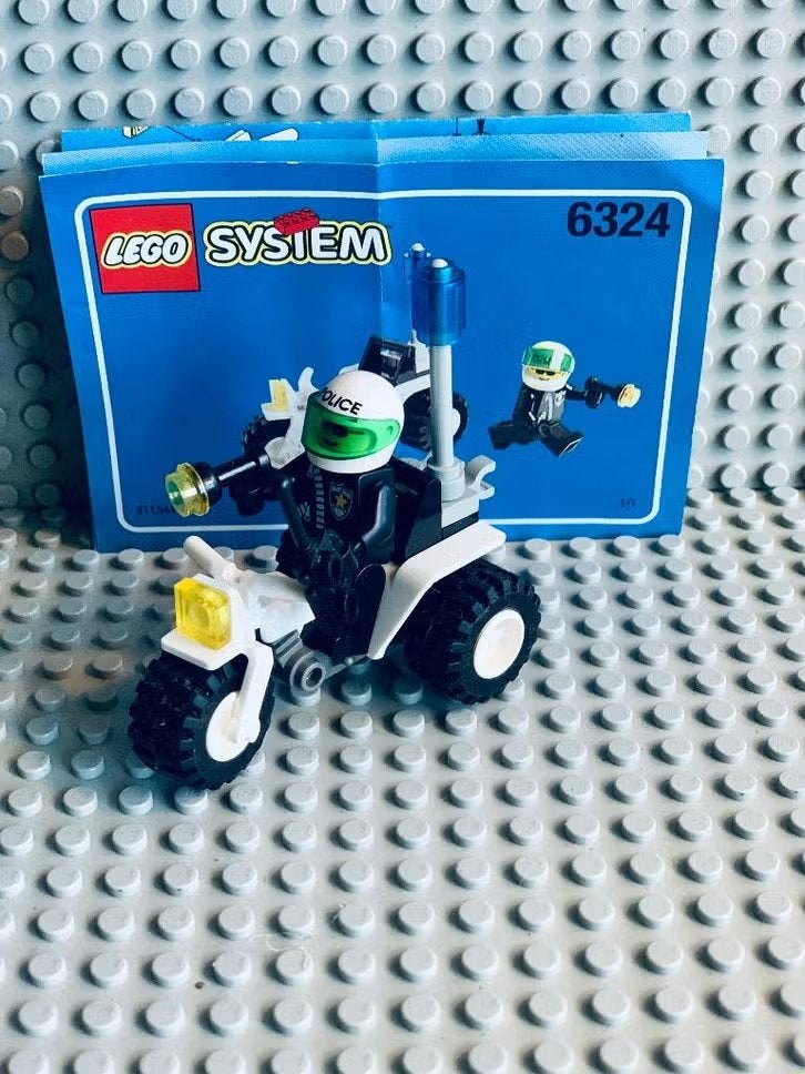 LEGO Town Jr. 6324 Chopper Cop, Compleet, Gebruikt, Lego, Ophalen of Verzenden