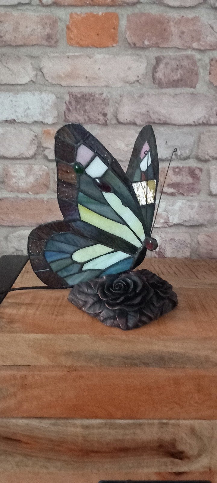 Tiffany Styl:Vlinderlamp Beeld♥️NIEUW♥️, Ophalen of Verzenden, Nieuw, Dier