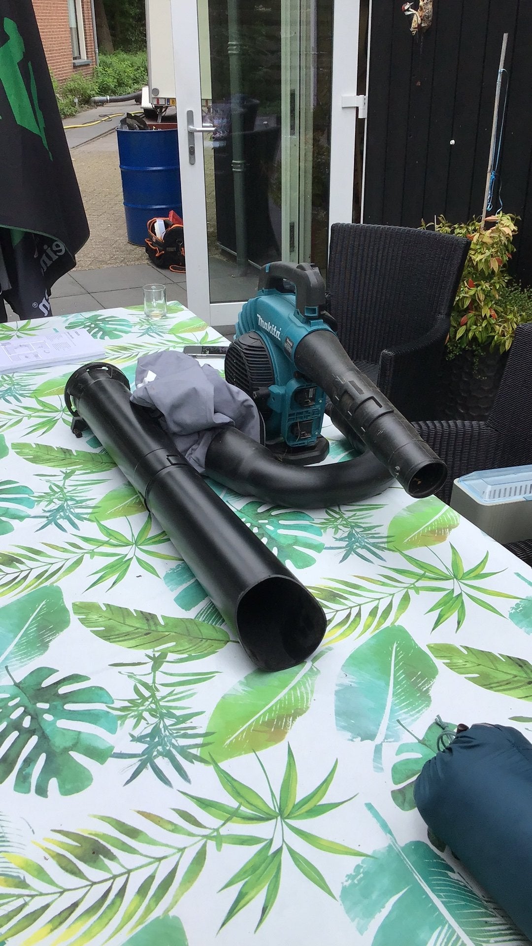Bladblazer zgan, Met opvangzak, Handgedragen, Ophalen of Verzenden, Zo goed als nieuw