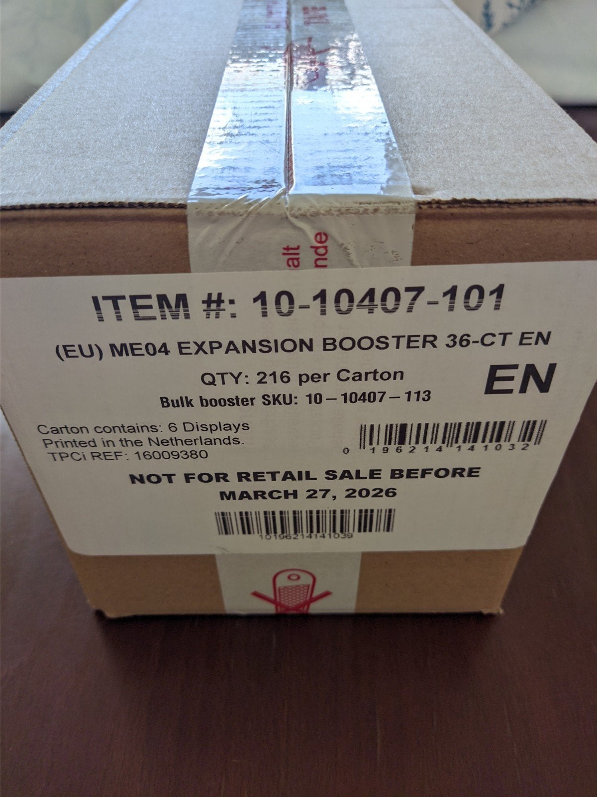 Pokémon Chaos Rising Booster Box Case, Hobby en Vrije tijd, Verzamelkaartspellen | Pokémon, Ophalen of Verzenden, Nieuw, Boosterbox