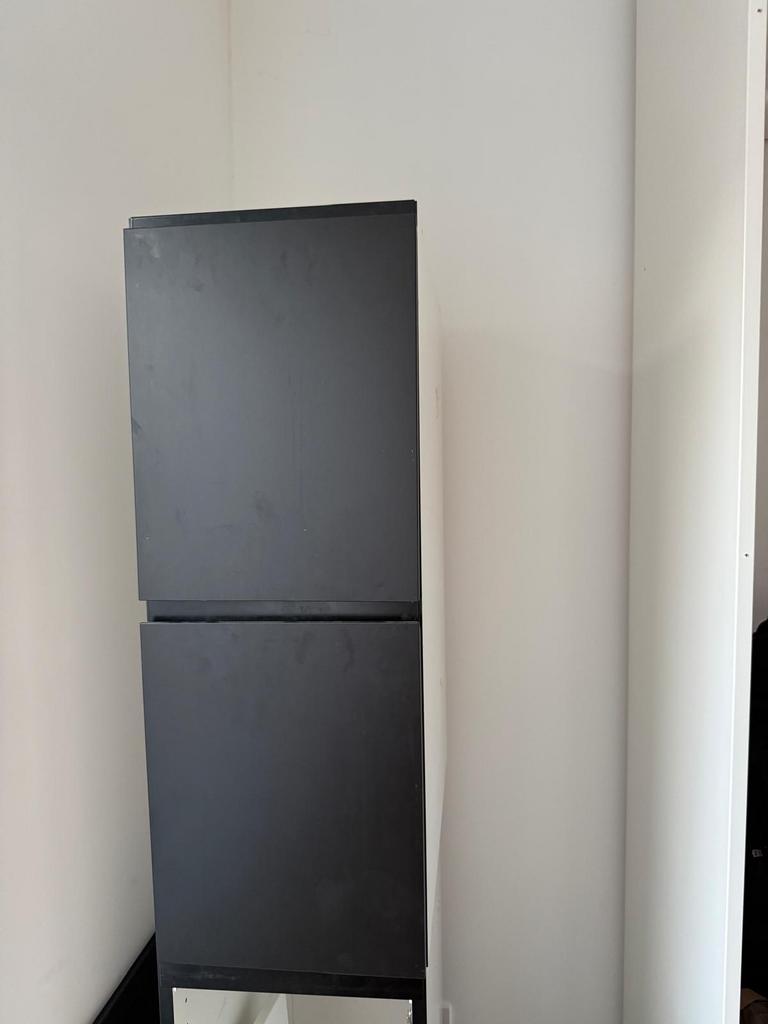 2 KVIK PRATO Keukenkastjes - Mat Zwart, Huis en Inrichting, Minder dan 50 cm, Gebruikt, Zwart, Ophalen of Verzenden