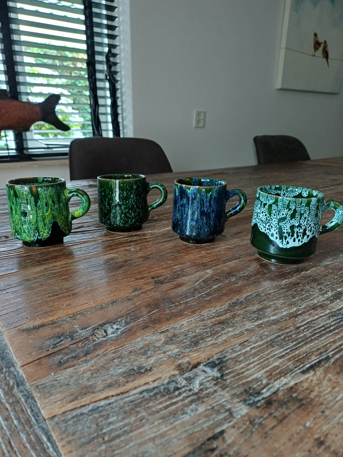 nieuwe!! prachtige geglazuurde mokken, Nieuw, Ophalen of Verzenden, Overige stijlen, Kop(pen) en/of Schotel(s)