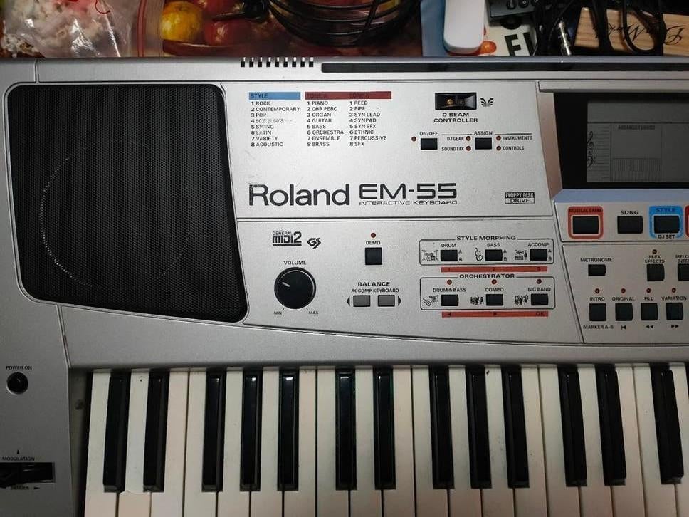 Roland EM -55/61 toetsen, Ophalen of Verzenden, Gebruikt, 61 toetsen, Roland