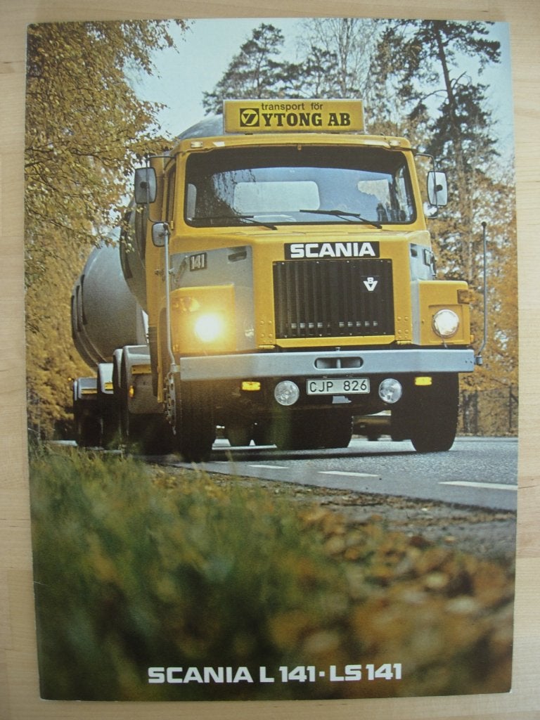 Scania 141 Torpedo V8 Brochure 1977 - L LS L141 LS141 Neus, Ophalen of Verzenden, Zo goed als nieuw, Overige merken, Scania