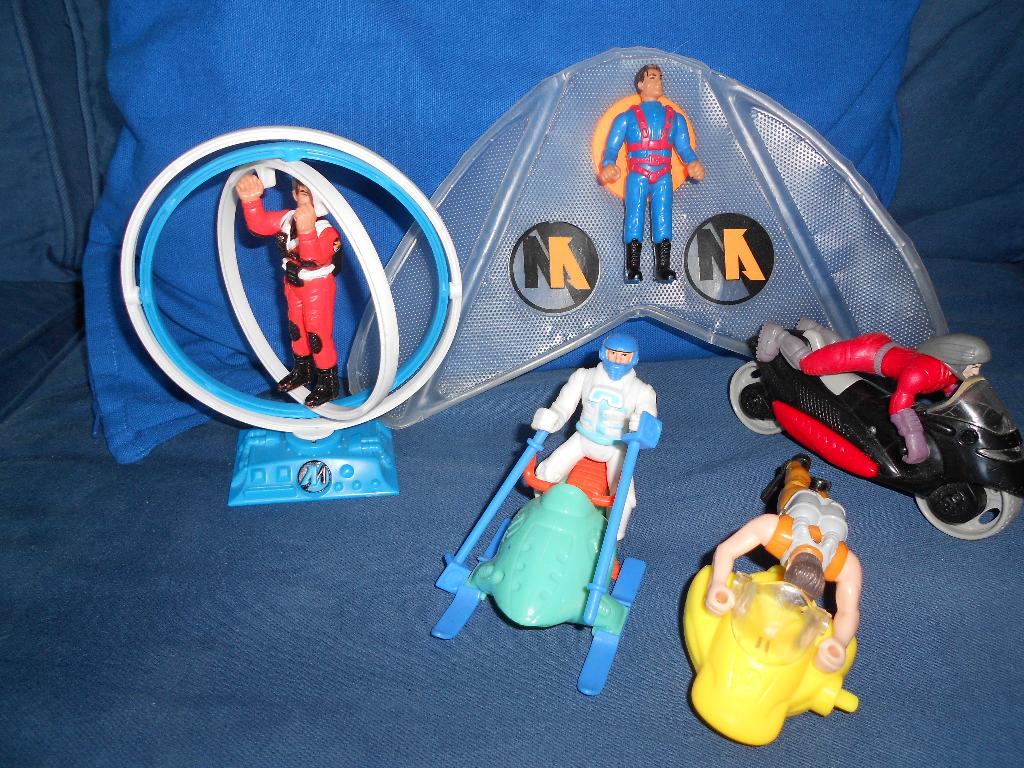 5 Action man figuurtjes van de McDonalds 1999 t/m 2002, Verzamelen, Ophalen, Gebruikt