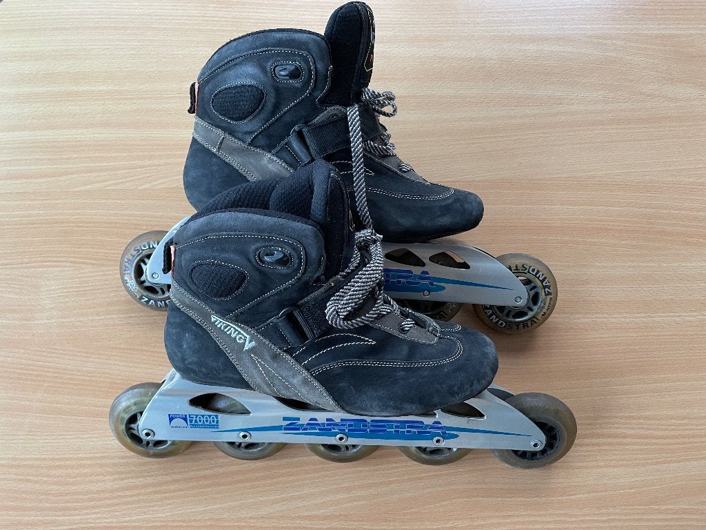 Skeelers Viking schoen-Zandstra frame maat 39, Sport en Fitness, Gebruikt, Overige typen, Kinderen, Ophalen