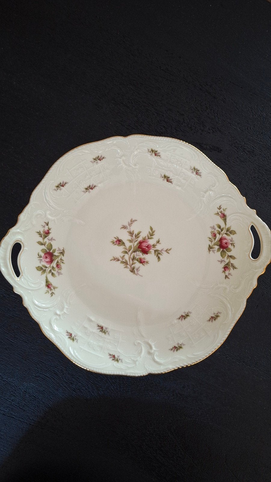 2 Rosenthal Sanssouci Mooserose vlaaischotels, Ophalen of Verzenden