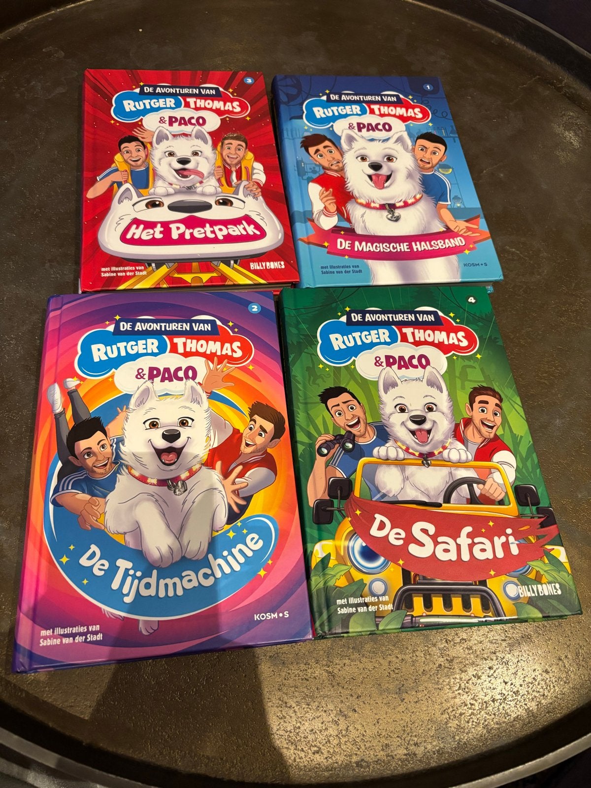 4 kinderboeken Rutger, Thomas & Paco - Complete set, Ophalen of Verzenden, Gelezen, Fictie algemeen