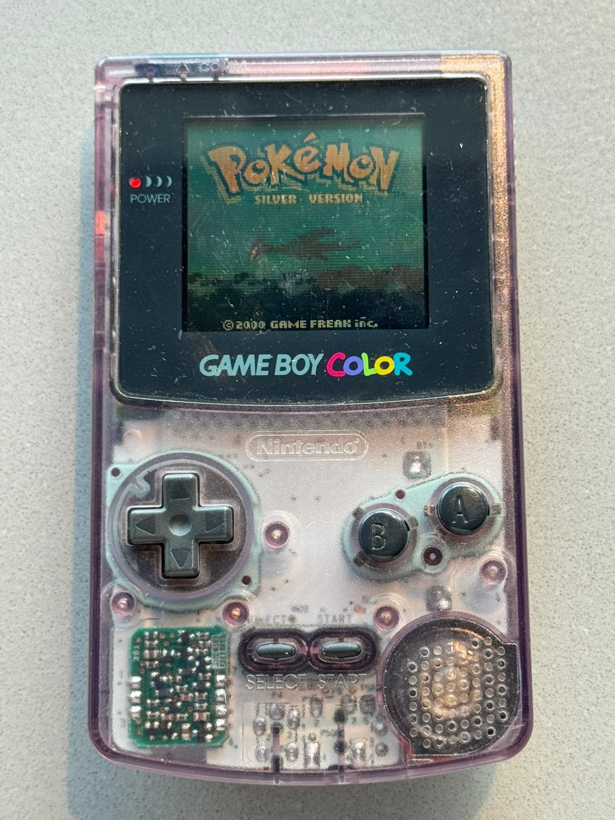Nintendo Game Boy Color Atomic Purple – Werkend, Spelcomputers en Games, Spelcomputers | Nintendo Game Boy, Ophalen of Verzenden