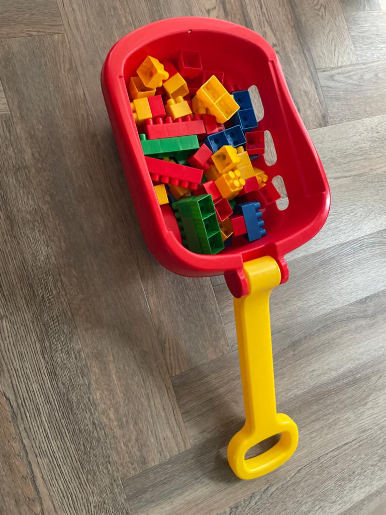 Blokjes met bak, Ophalen, Gebruikt, Overige merken