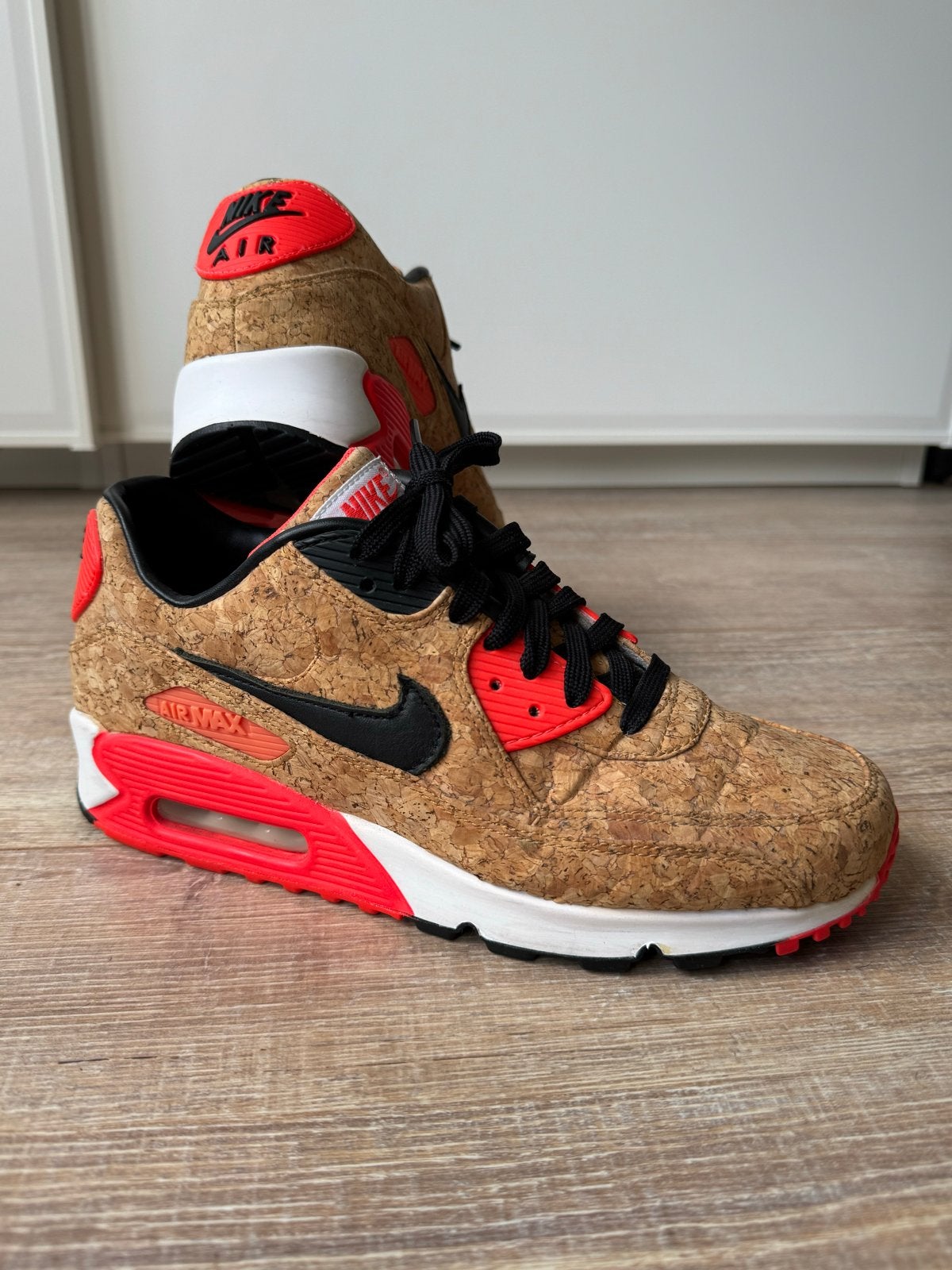 Nike Air Max 90 Anniversary Cork Infrared - Maat 41, Bruin, Ophalen of Verzenden, Sneakers of Gympen, Zo goed als nieuw
