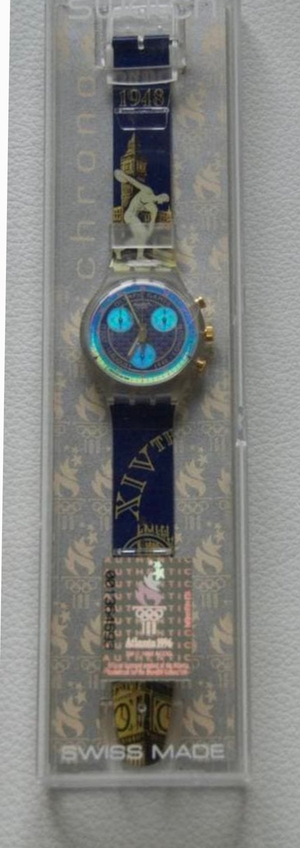 Swatch Atlanta 1996 Limited Edition NIEUW, Ophalen of Verzenden, Zo goed als nieuw, Jongen of Meisje