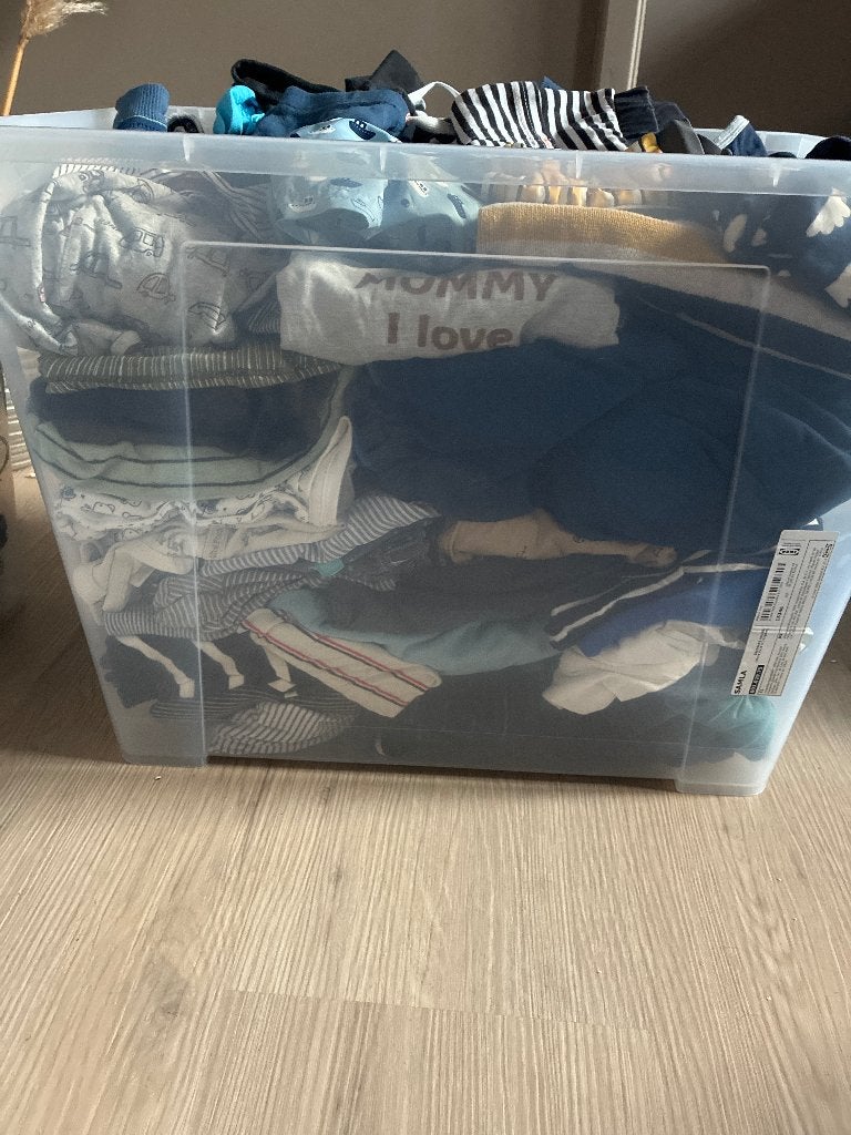 Doos vol babykleding / kinderkleding, Ophalen of Verzenden, Gebruikt, Maat 62