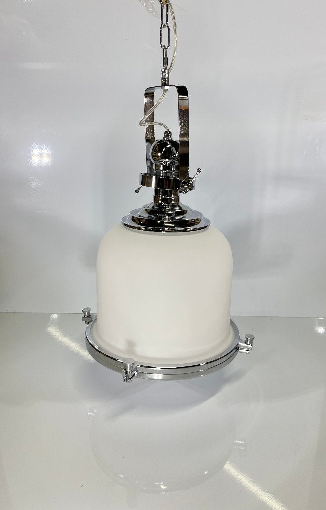 hanglamp, Huis en Inrichting, Lampen | Hanglampen, Nieuw, Minder dan 50 cm, Glas, Metaal, Ophalen of Verzenden