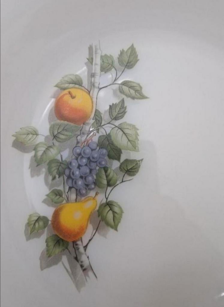 Vintage Arcopal diep bord 'Fruits de France', Antiek en Kunst, Ophalen