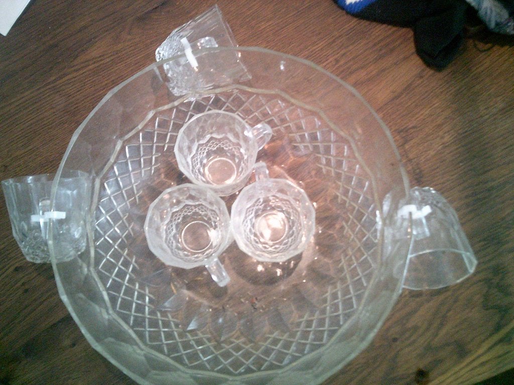 Vintage bowlset, Verzenden