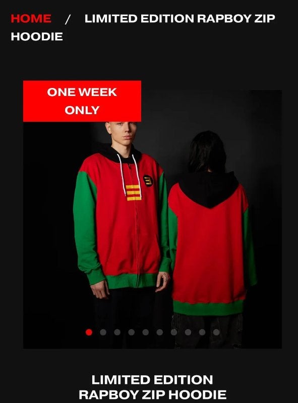 Eminem - Rap Boy Vest Maat L, Ophalen of Verzenden, Nieuw in verpakking, Album, Promo