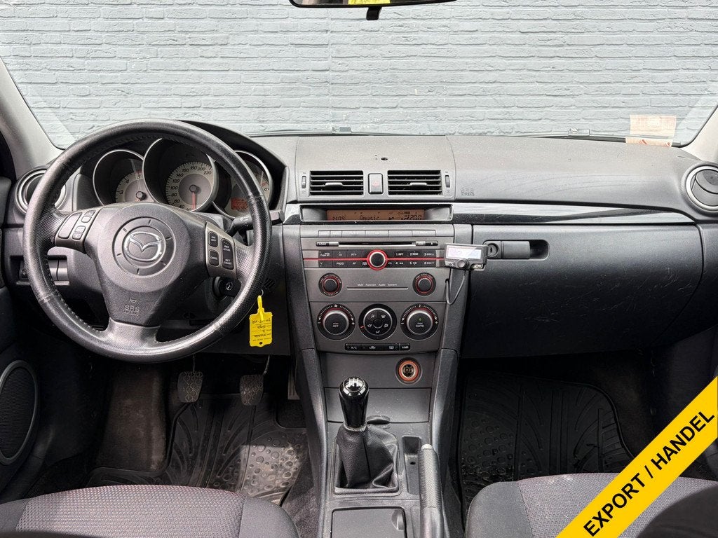 Mazda 3 1.6 CiTD Ecc Trekhaak Cruise Control Executive Lmv B, Auto's, Mazda, Stof, Zwart, Origineel Nederlands, Bedrijf