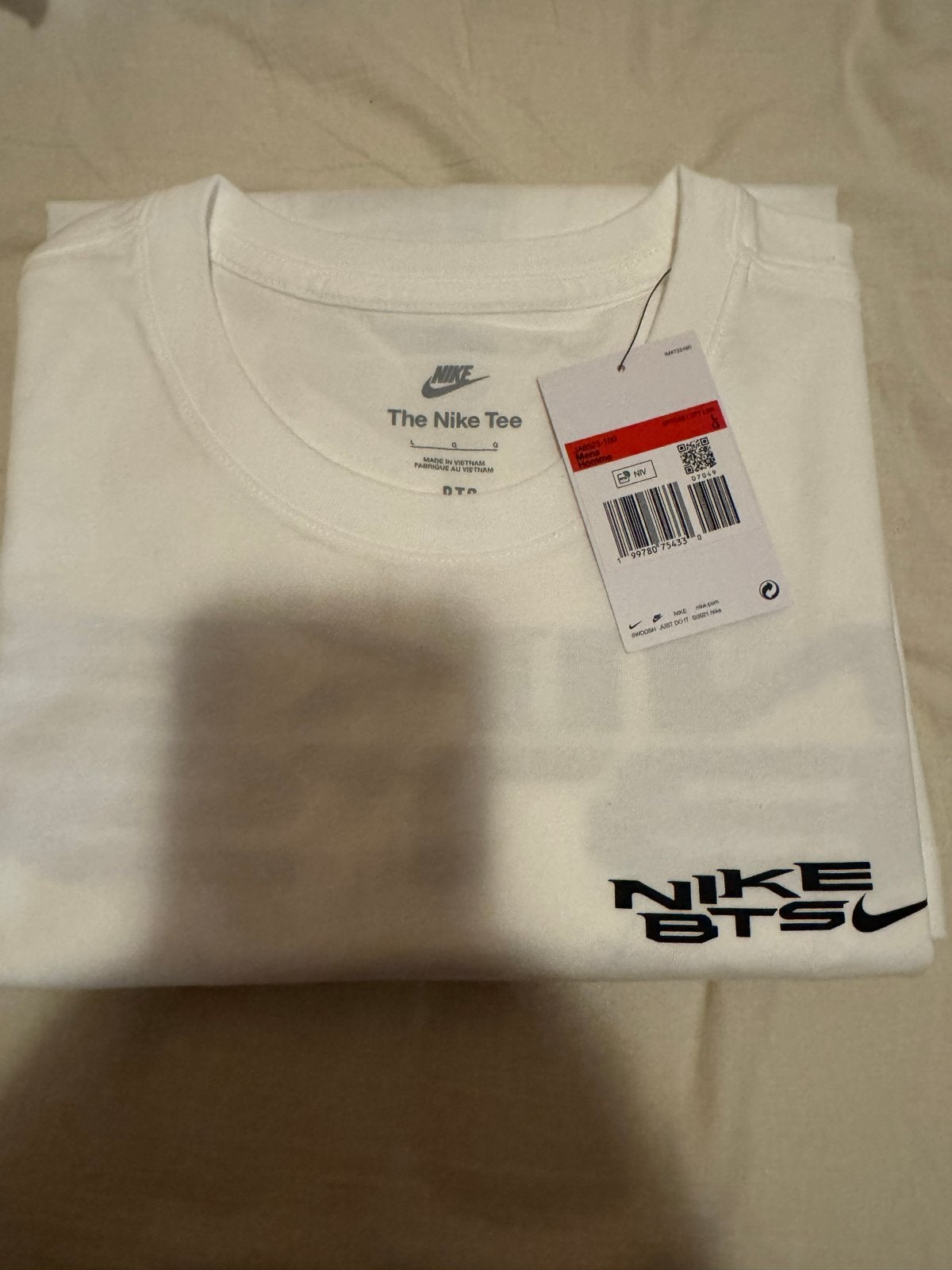 Nieuw Nike BTS T-shirt - Wit - Maat L, Ophalen of Verzenden, Nieuw, Maat 52/54 (L), Wit