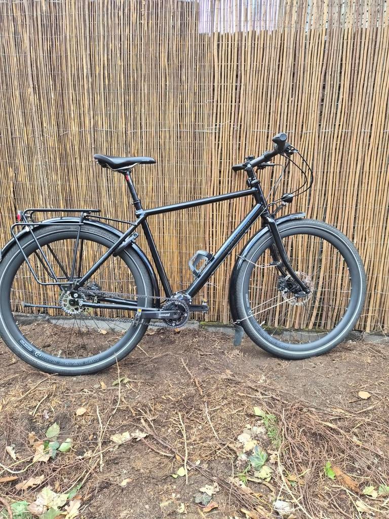 idworx Opinion met Darim carbon velgen, belt en flex stuur, Zo goed als nieuw, 53 tot 57 cm, Ophalen, Overige merken