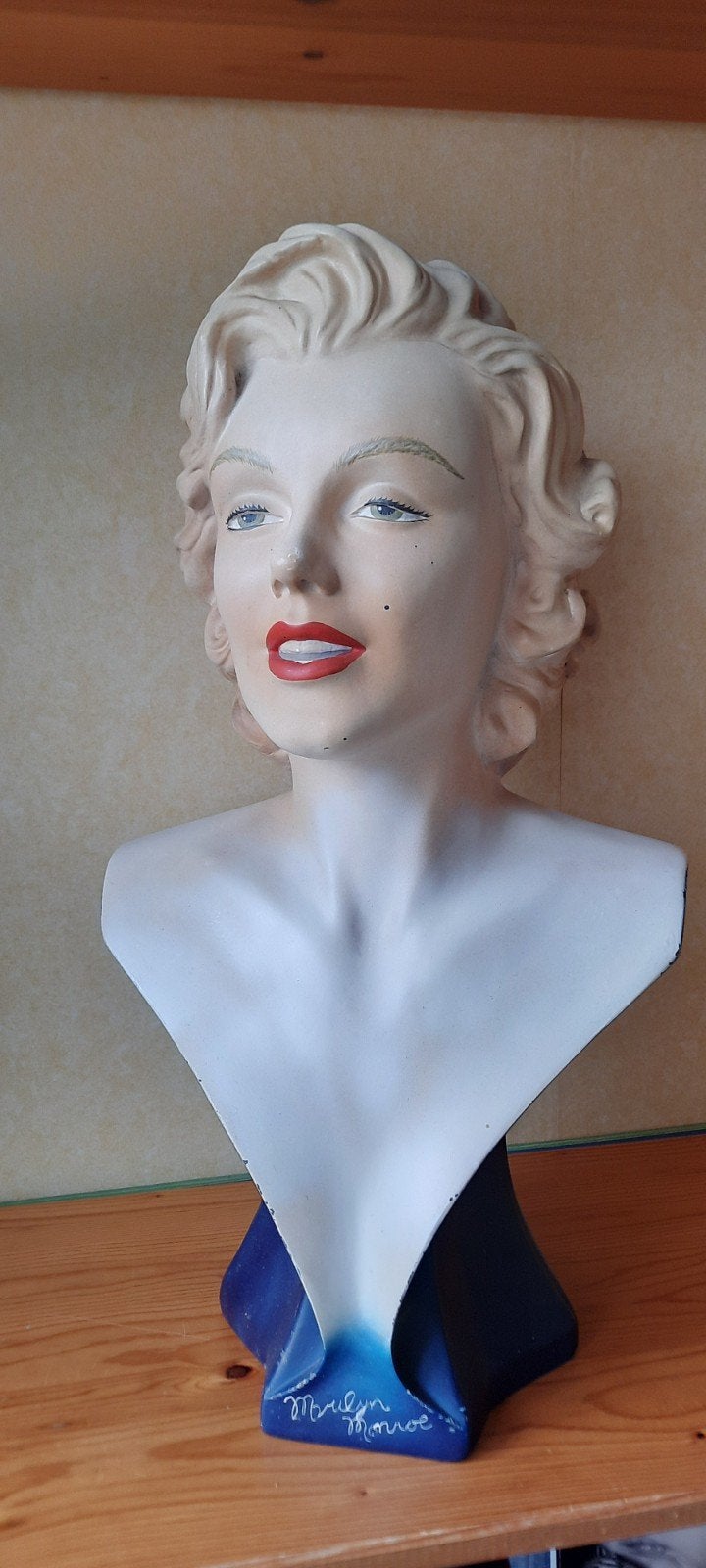 Marilyn Monroe Buste - Hollywood Icoon, Ophalen of Verzenden, 20 - 50 cm, Composieten, Meerkleurig