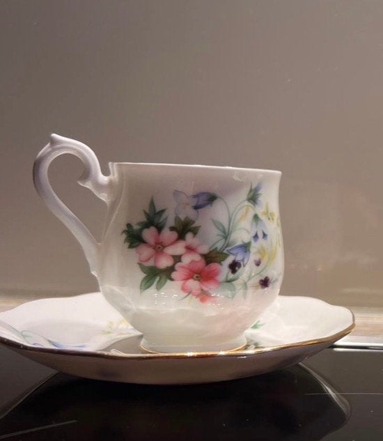 Vintage Royal Albert Theekopje & Schotel 'Honey Lane', Ophalen of Verzenden