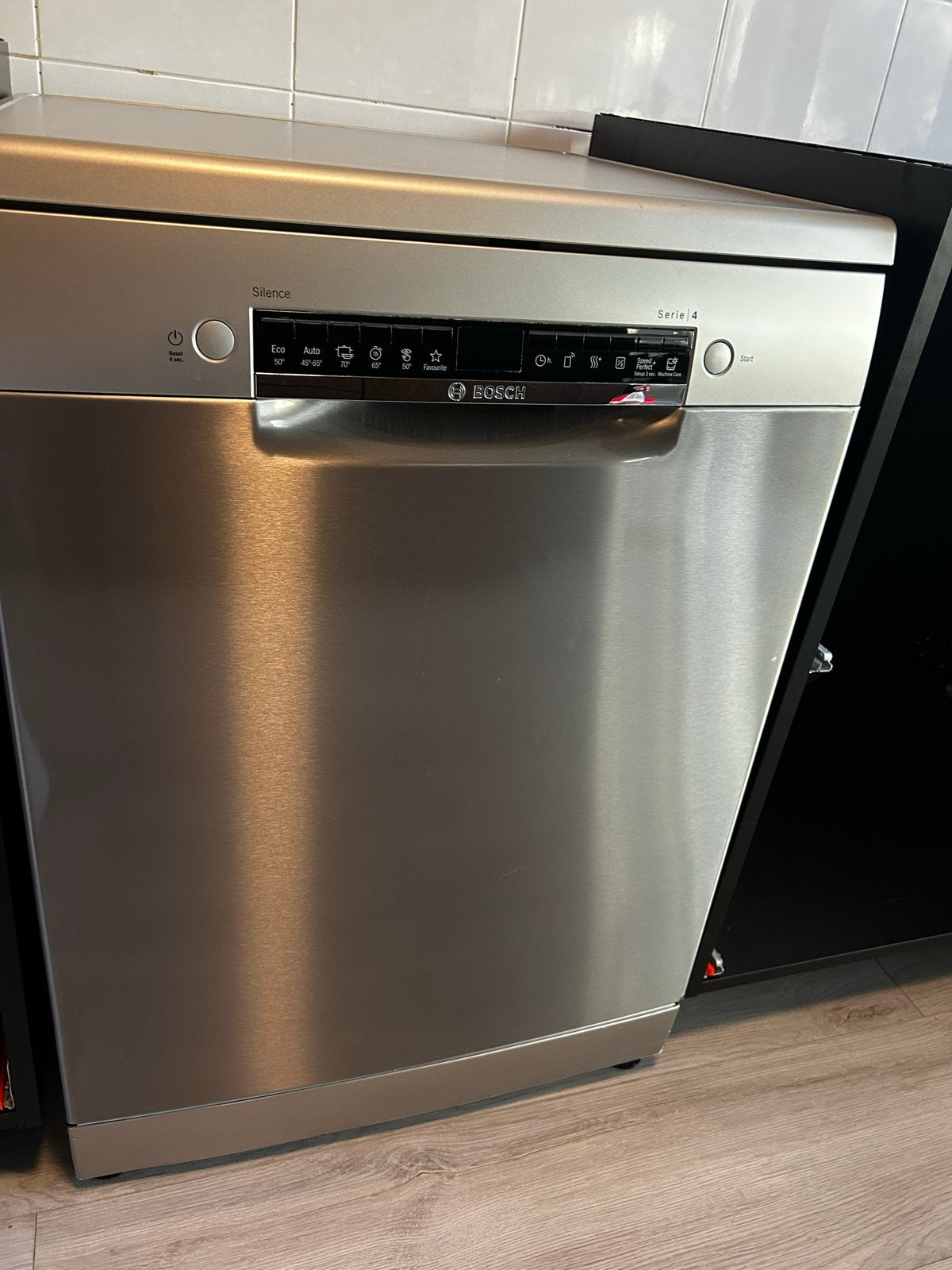 Bosch Vaatwasser Grijs Serie 4 SI6PW1B - Goed Onderhouden, Witgoed en Apparatuur, Ophalen, Gebruikt, Vrijstaand, 60 cm of meer