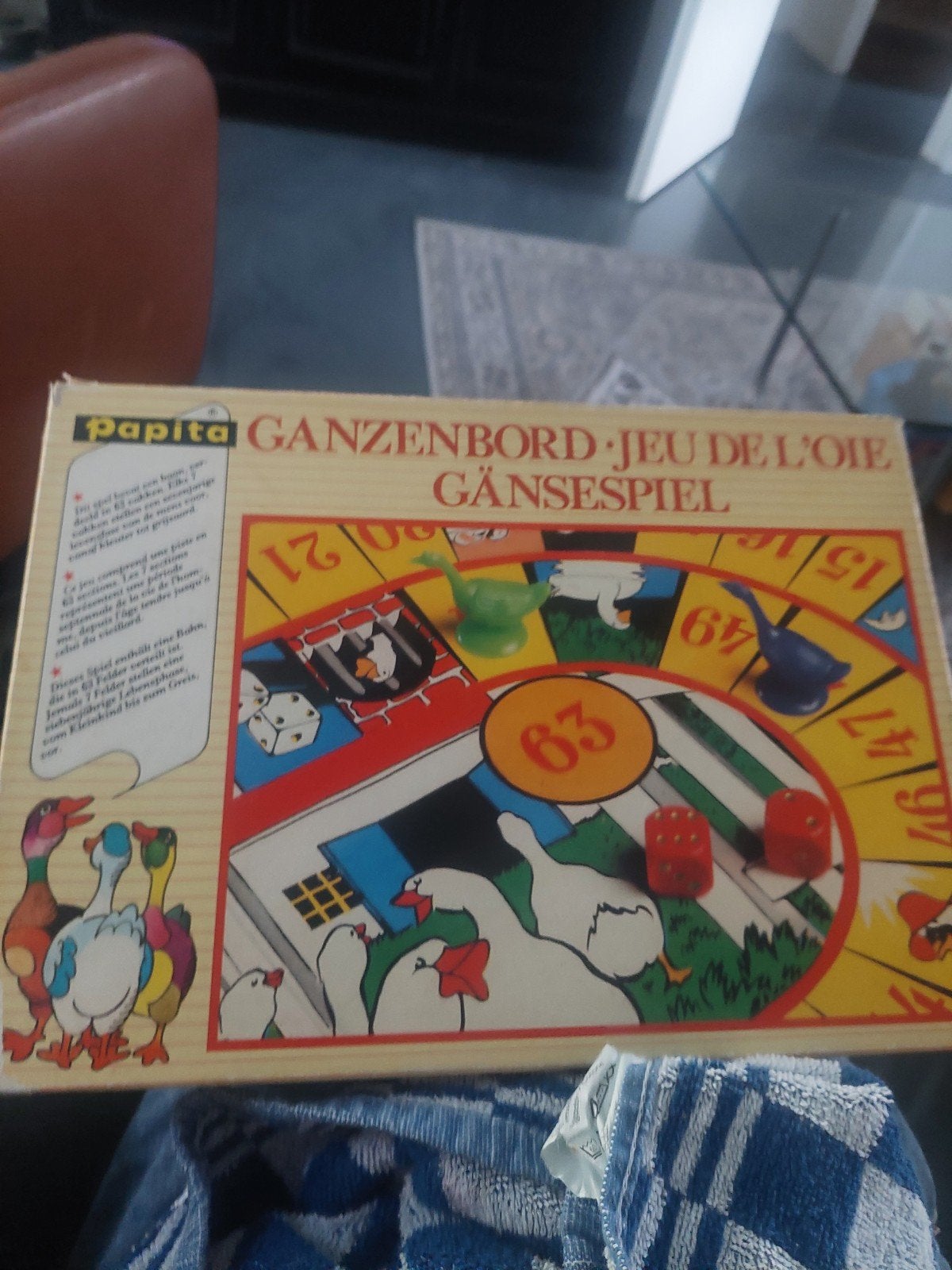 Vintage Ganzenbord  1979, Ophalen of Verzenden